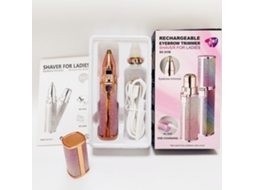 Aparador De Sobrancelha Elétrico Para Barbeador Feminino Com Carregamento Usb Siurn