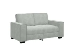 2-seater Sofa, 2-seater Sofas Vidaxl Cinzeto Veludo (n/a)