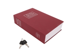 Gaveta Escondida em Livro Cofre de Aço Inoxidável Abs com Chave para Adultos Design Decorativo | S/MARCA