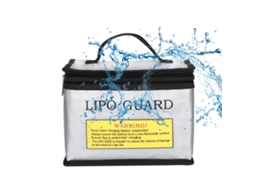 1 Unidadebolsa de Proteção Portátil Anti explosão À Prova de Água para Bateria Lipo 215x145x165mm MDUG