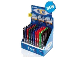 Bola PILOT Frixion Preto Azul Marrom Verde Laranja Rosa Roxo Vermelho 60 Peças