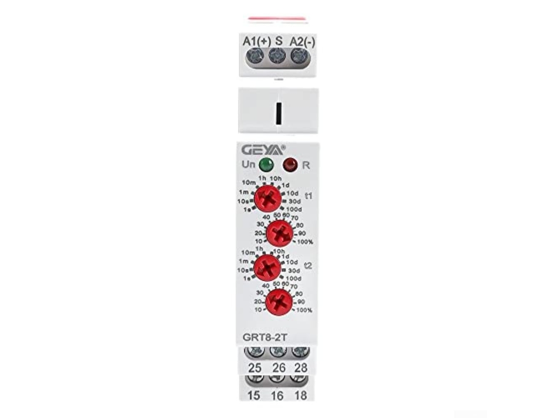 Relé De Retardo Tempo 220v Ac Dc Com Temporizador Duplo Ajustável 0