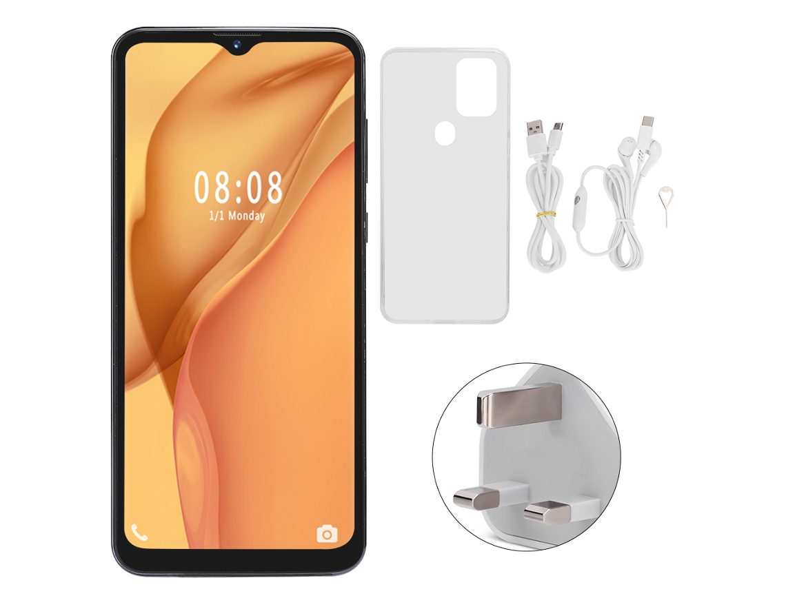 Smartphone Laxiscreed Com Tela Curva E Desbloqueio Por Impressão Digital