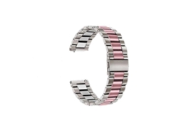 Pulseira De Aço Inoxidável Com Três Elos Para Huawei Watch Gt 3 42mm / Watch Gt 2 42mm
