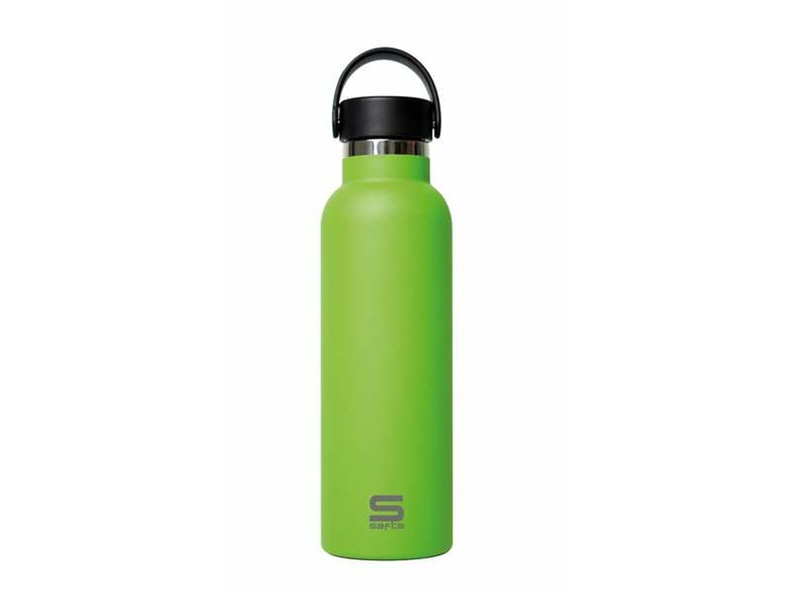 Garrafa Térmica Safta Verde 600 Ml Aço Inoxidável