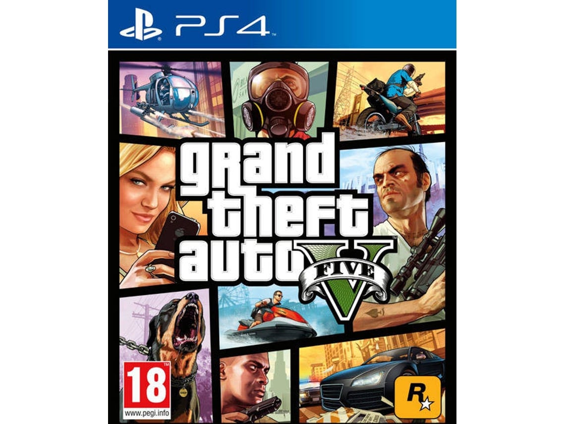Jogo PS4 Grand Theft Auto V (Usado)