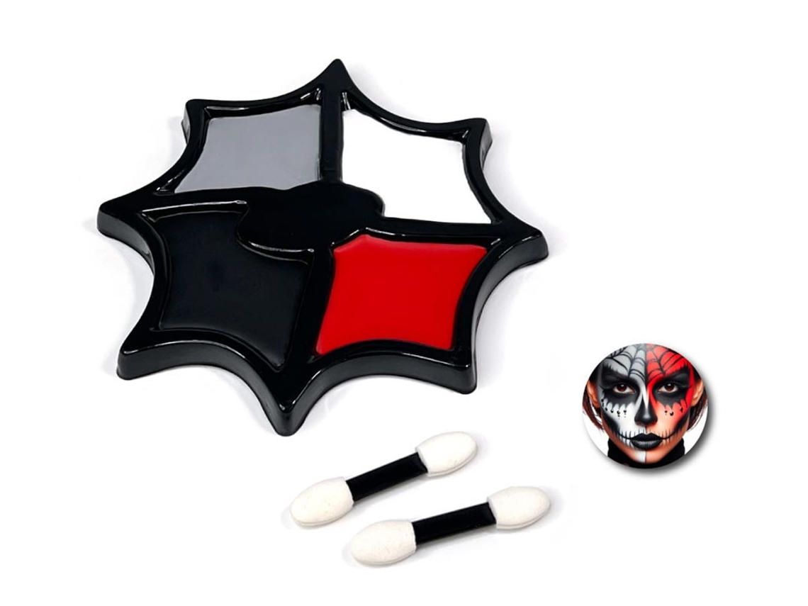 Kit de maquiagem de Halloween paleta e pincéis