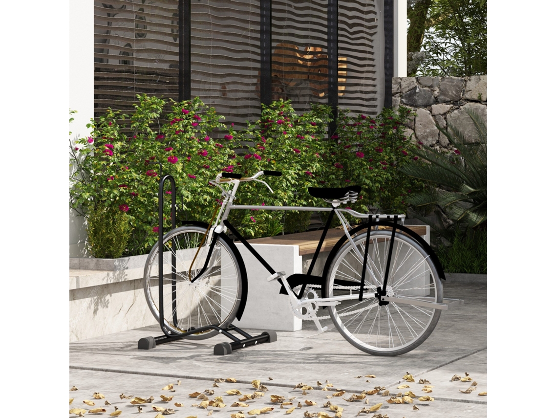 Suporte Para Bicicletas Vertical E Horizontal Com Ganchos Ajustáveis, Para Rodas 6‑28 Polegadas E 700c