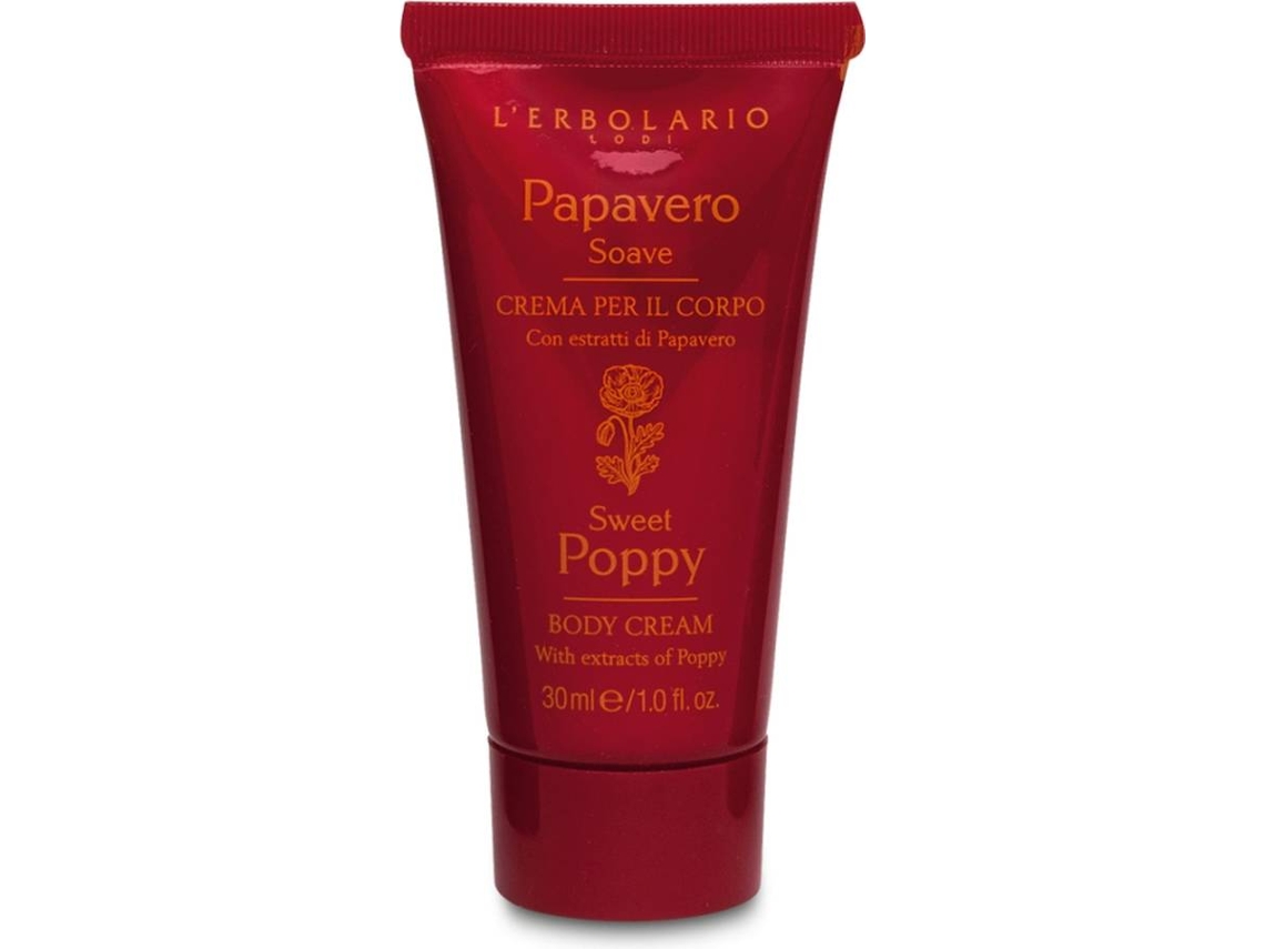 Creme Corporal L'ERBOLARIO Papoula Em Tamanho Reduzido (30 ml)