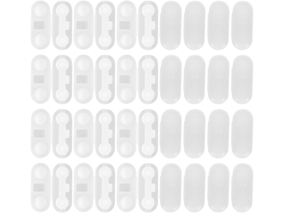 Conectores De Bolinhas Homsfou Para Persianas Rolo Verticais, Acessórios Brancos, Pacote Com 100 Peças, Leves
