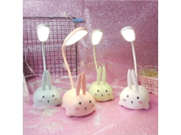 Lâmpada De Mesa Infantil Com Led, Plegável, Carregável, Portátil, Presente Para Crianças, Suporte Para Telefone E Lápis