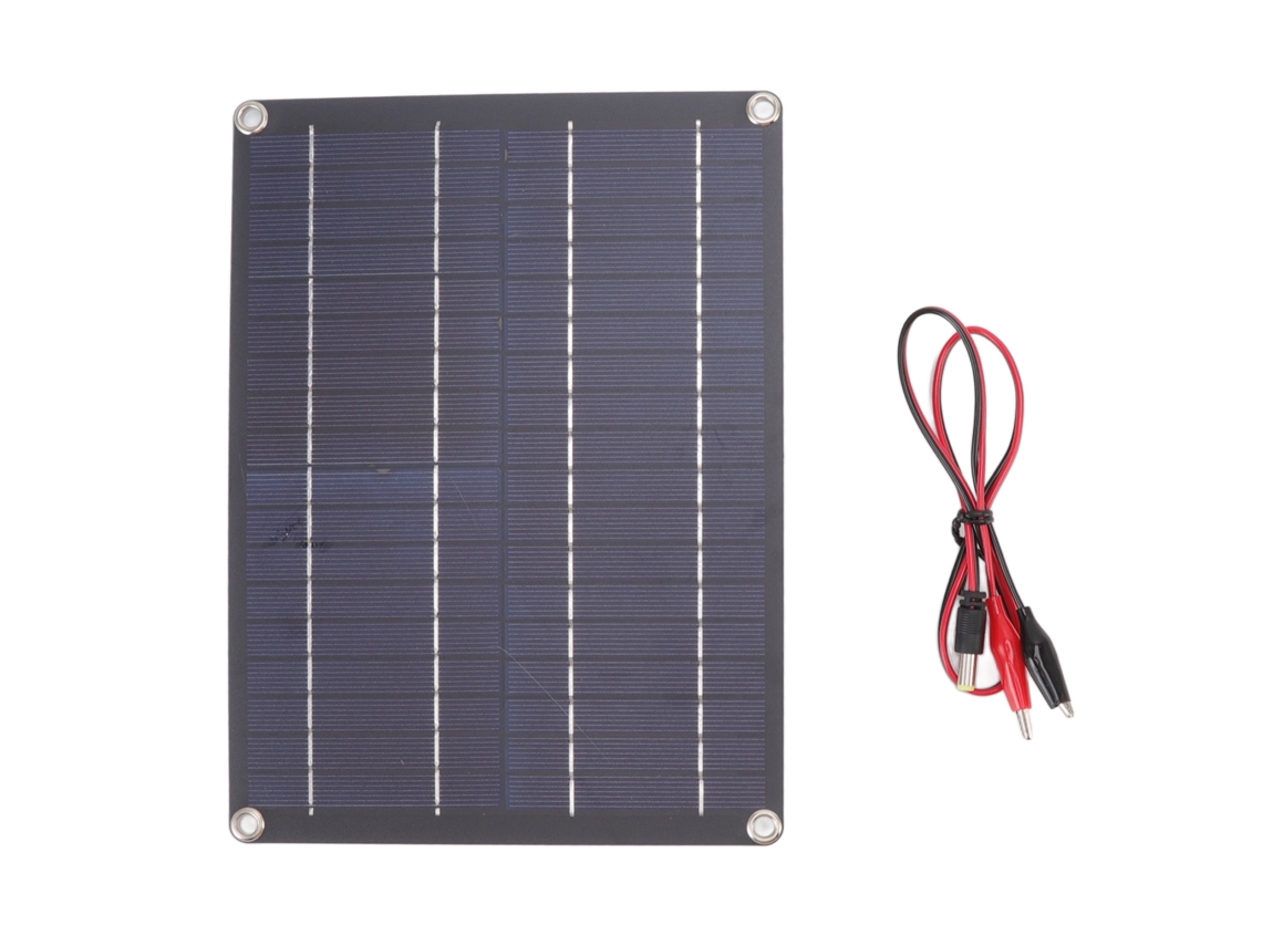 Painel Solar De 10w (design Fino E Leve, Portátil E Compacto)