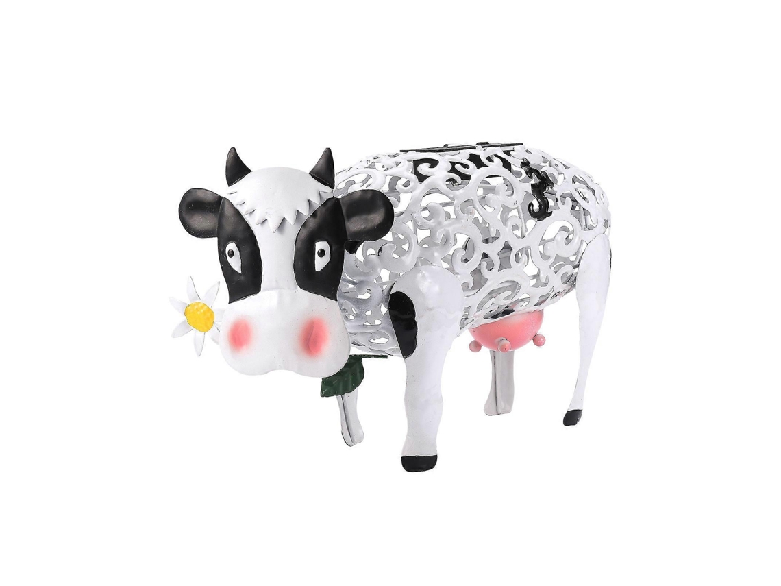 Lanterna De Vaca Movida A Energia Solar Para Decoração De Jardim Olysi Shop
