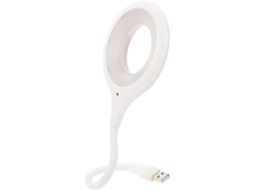 Luminária De Leitura Mipcase Usb Com Haste Flexível, Controle De Voz, Luz Noturna Led Suave, Alimentada Por Usb, Para