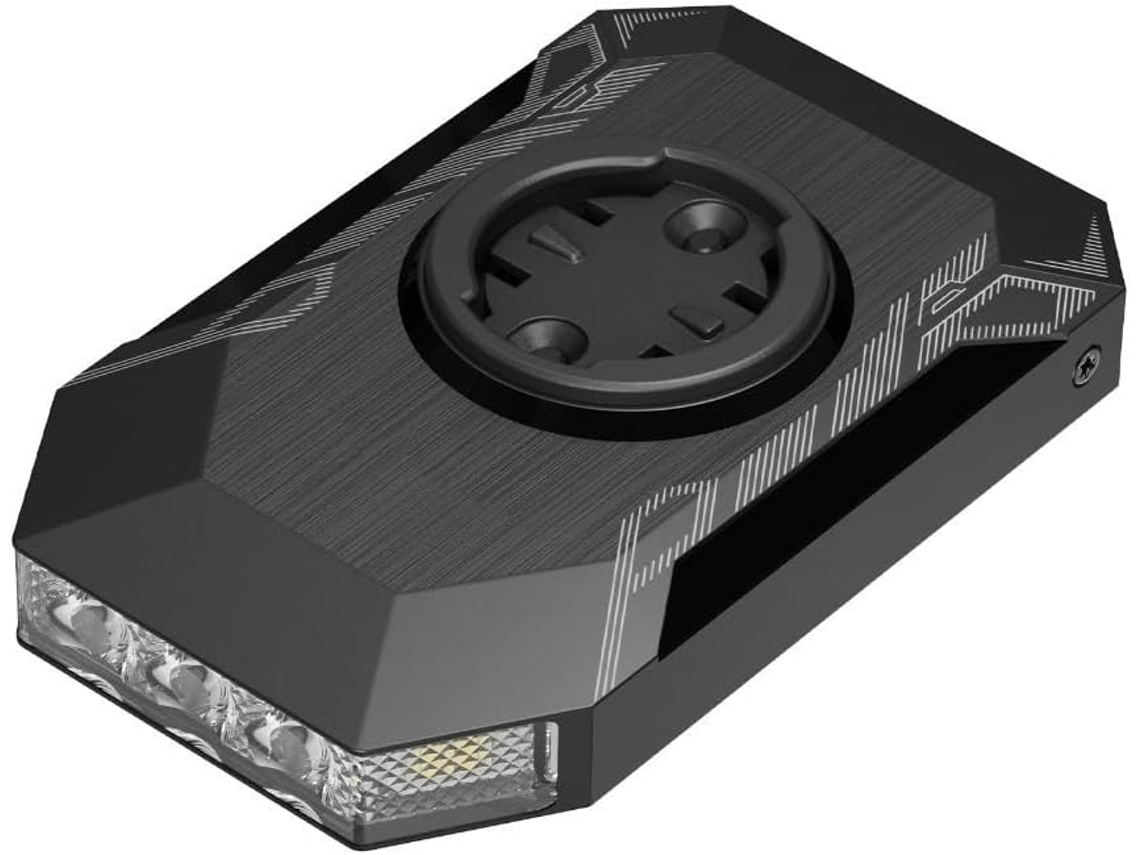 Farol De Bicicleta 350 Lúmens Com Bateria Externa 4000 Mah,