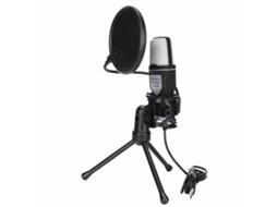Microfone EOOCOO (iluminação Colorida Rgb com Rotação de 360 Graus)