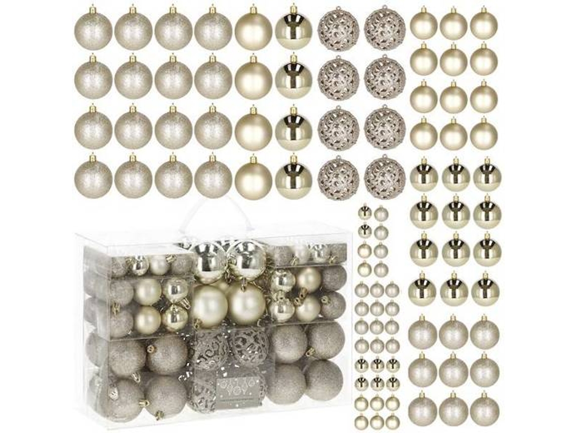 Bolas de Árvore de Natal 100 Peças
