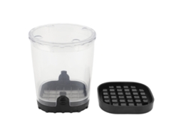 Tigela Picadora de Frutas e Legumes S/MARCA, inox, desmontável, para cozinha