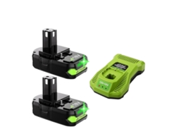 Bateria De Substituição, Li-ion, 18v, Compatível Com Ryobi, 2 3ah 1 Carregador