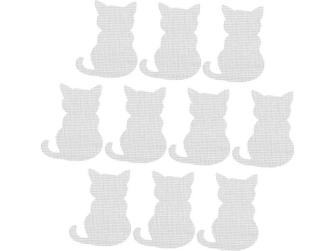 Shineofi Kit Com 10 Remendos Para Reparo De Telas Janelas E Portas - A
