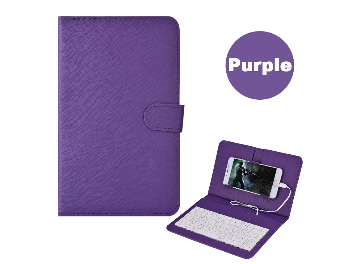Capa de Telefone LAXISCREED Teclado Criativo e Suporte