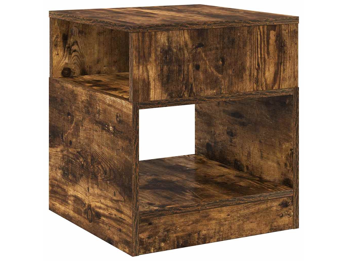 Mesa de Apoio Carvalho Defumado 40,5 X 40 X 45 Cm MAISON EXCLUSIVE