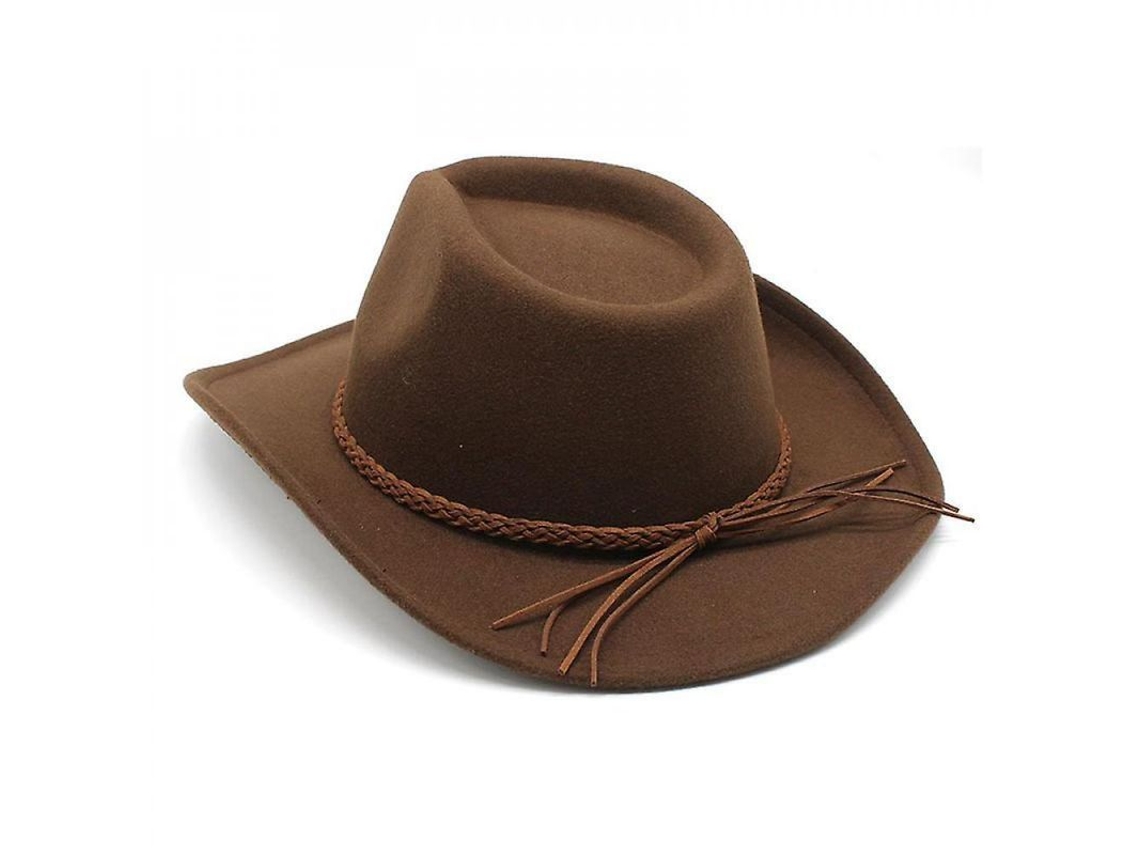 2026 sombrero Vaquero de Cuero para Hombre Y Mujer Ligero Artesanal Western Moldable de Ancho Ahb XL Marrón