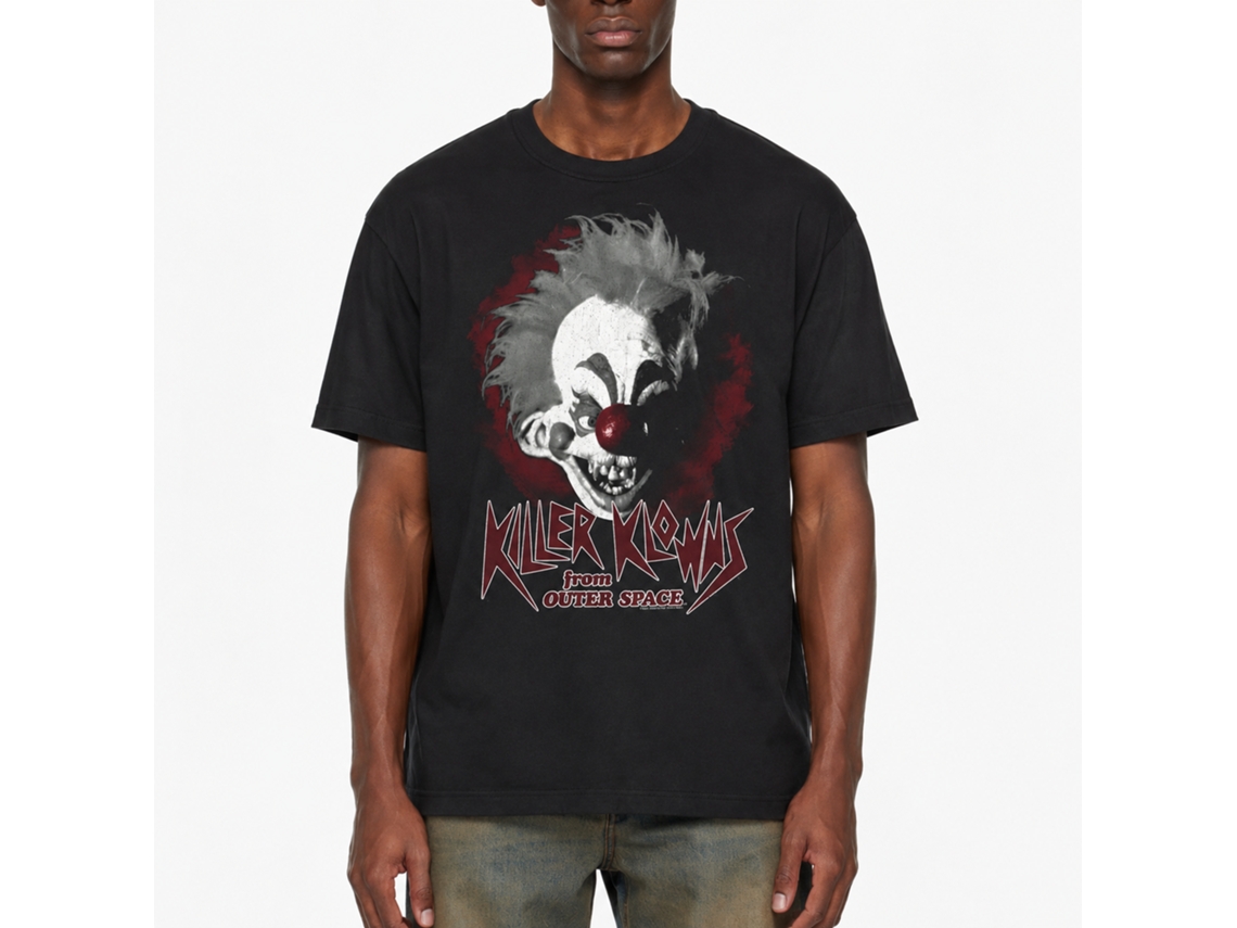 Rockinstone Killer Klowns Tasty Black Adult T-shirt Size:xxxl