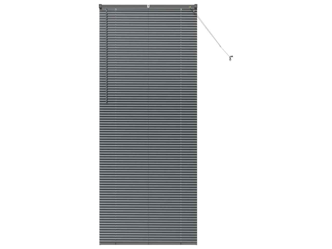 Conjunto 1 Persianas Venecianas Vidaxl Cinzento Alumínio (220 X 85 Cm)