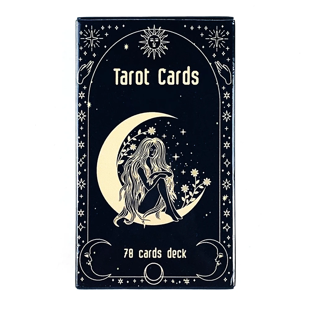 um Jogo de Tarot em Inglês Totalmente Novo, com 78 Cartas, Ideal para Iniciantes. MDUG
