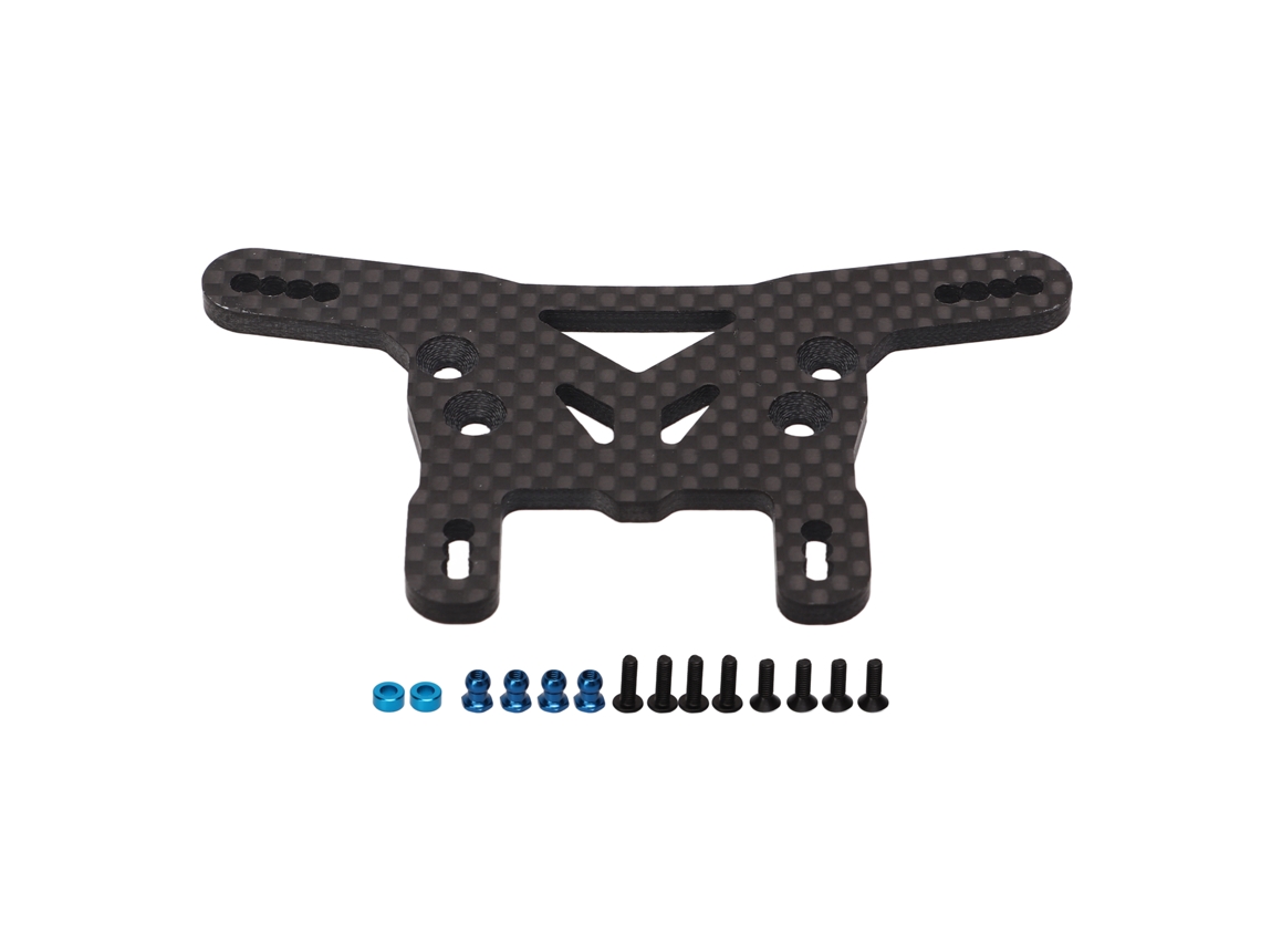 Torre De Amortecedor Frontal Carbono Para Carro Rc Tamiya Xv02 58707 1/10 Peças De Upgrade