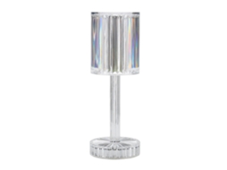 Lâmpada de Noite Led Cristal Gatsby 16 Cores Rgb