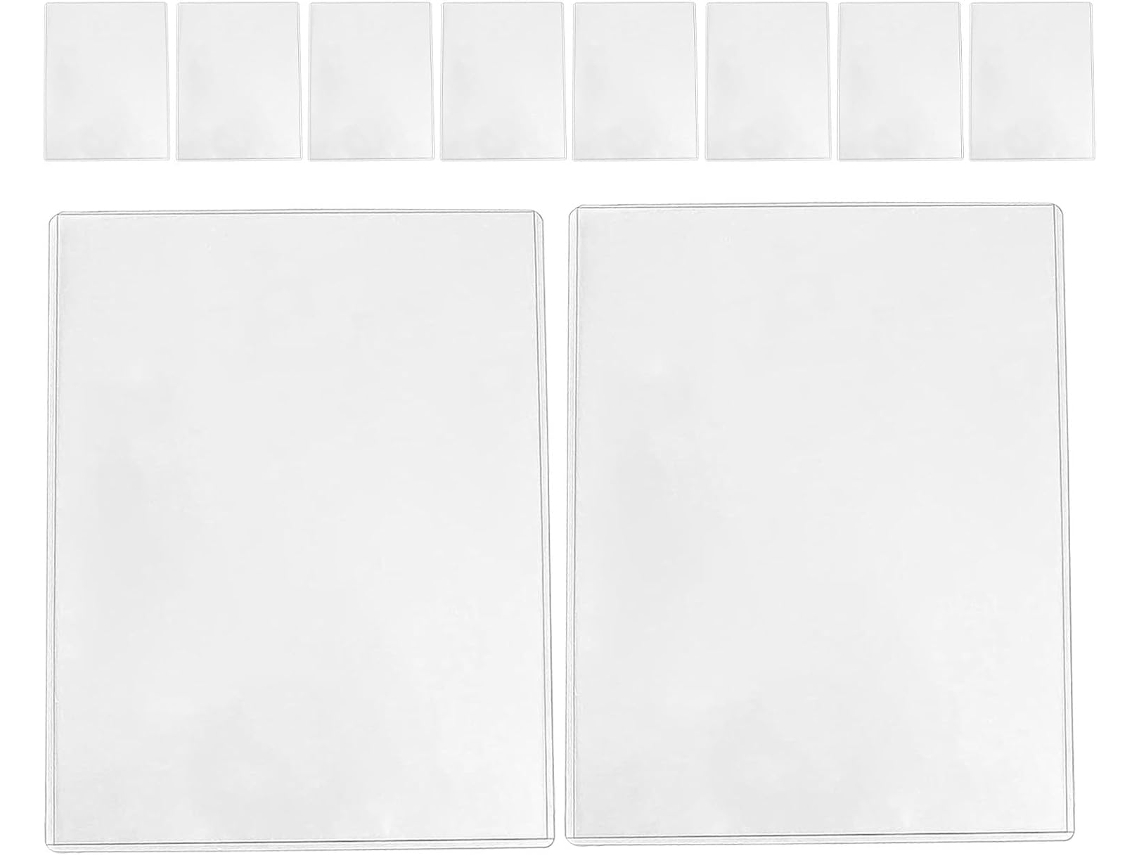 Protetores De Folhas Solustre, Pacote Com 10 Unidades, Fotos De 8, 5x 11 Polegadas Capas Rígidas De Pvc