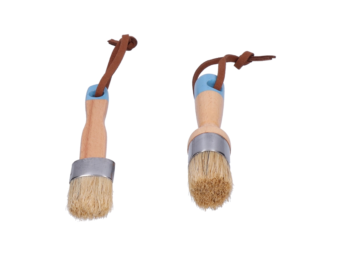 2pcs Pincel de Pintura e Cera 1in | S/MARCA