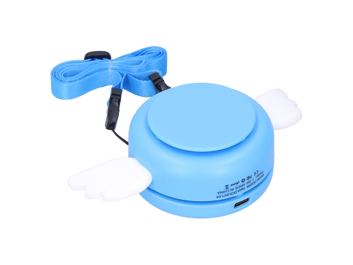 Ventilador Elétrico Suspenso Usb Sem Pás - Azul