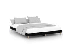 Bed Frame, Bed Frames Vidaxl Preto Madeira Processada (200 X 200 Cm)