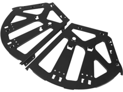 2 Dobradiças Articuladas Para Sapateira, Ferragens Pretas Em Metal,