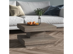 Vidaxl Mesa De Centro 60x60x35 Cm Mdf Cinzento
