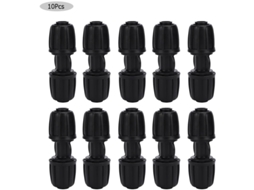 Kit De Irrigação, 10 Unidades, Medida 16mm, Sistema De Gotejamento, Para Vasos, Estufas, Hortas E Áreas Exteriores