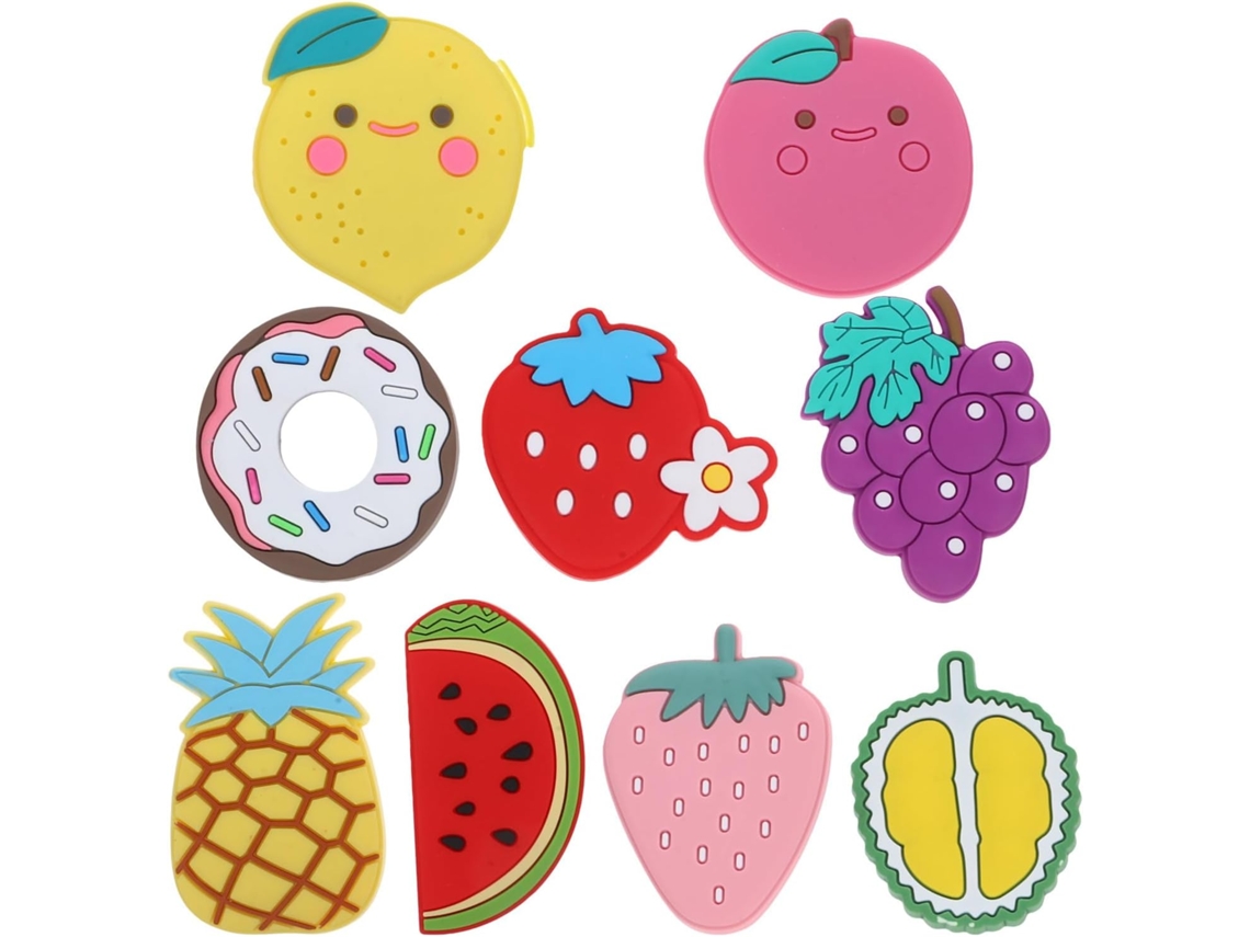 Ímãs De Geladeira Galpada Em Pvc Com Formato Frutas 9 Unidades