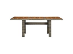 Maison Exclusive - Mesa De Jardim Vime Pe E Madeira Acácia Maciça Castanho