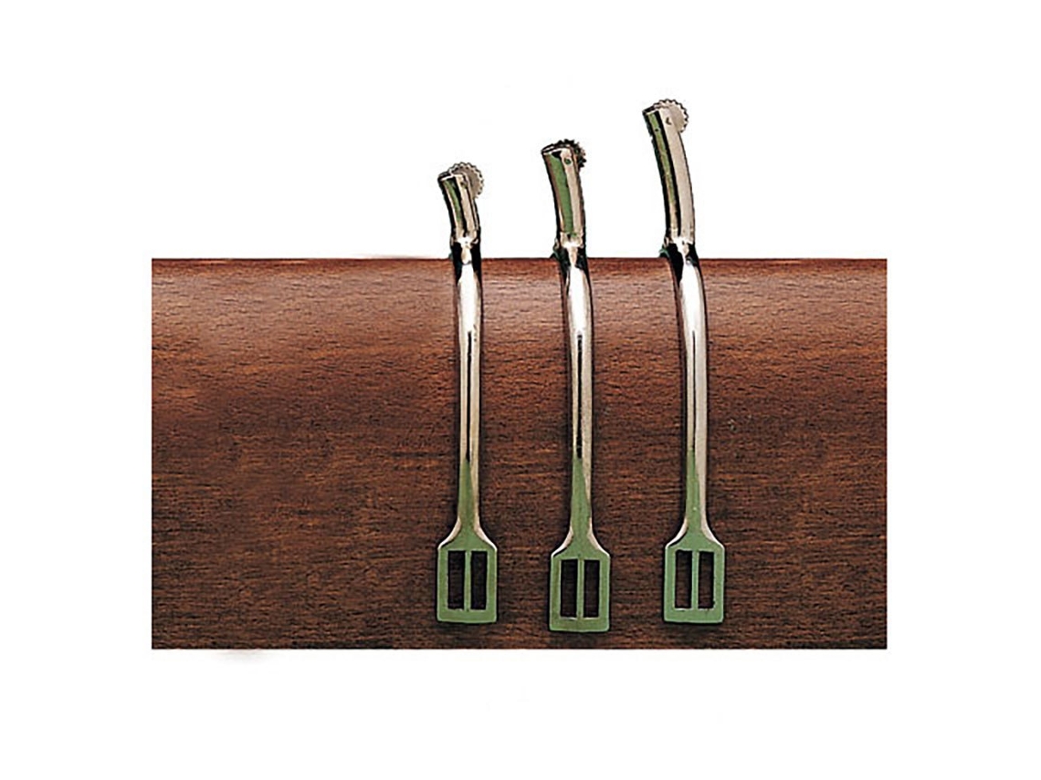 Esporas Femininas Cromadas de Ponta Chata Inglesa Rowels Prongs Prateado 20 Mmhispano Hipica