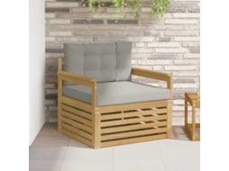 Vidaxl Sofá Exterior Poliéster Branco