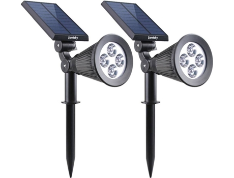 Projetor Solar LUMI JARDIN (Preto - Pvc - 28x10x42 cm)