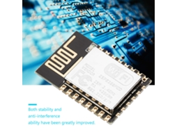 Módulo transceptor WiFi sem fio com porta serial Esp8266 Esp 12e (AP Sta)