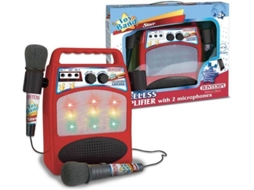 Karaoke DISFRAZZES  Portatil Bluetooth com Dois Microfones Mp3 (58 x 63 x 37 cm)
