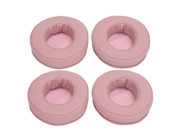 4pcs Almofadas Ouvido Para Headset Razer X Couro Proteína Espuma Memória Confortável Rosa