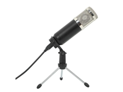 1pcs Microfone Condensador Cardióide Usb