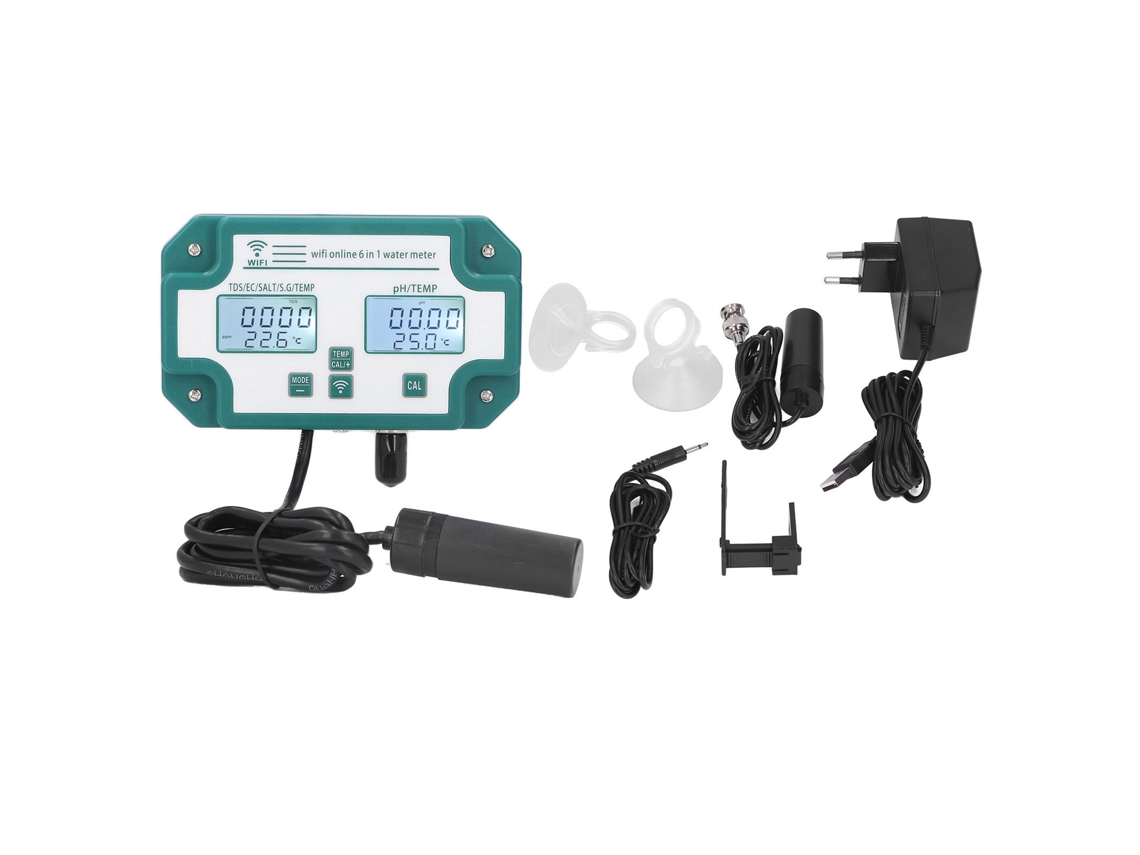 Tester De Qualidade Da Água 6 Em 1 Online Para Aquário 230v