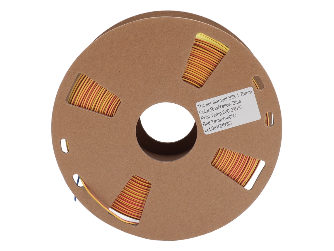 Filamento Pla 3d 1.75mm 3 Cores 200-220°c Para Impressora 3d